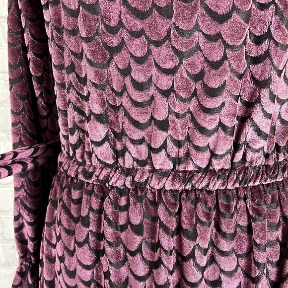 MICHAEL Michael Kors Burnout Velvet Flounce Dress Size XXS - Picture 12 of 16